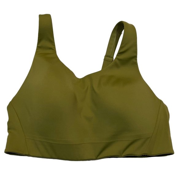 Athleta Other - NWOT ATHLETA Advance Bra B-DD Sz 32C Olive Green Adjustable Straps